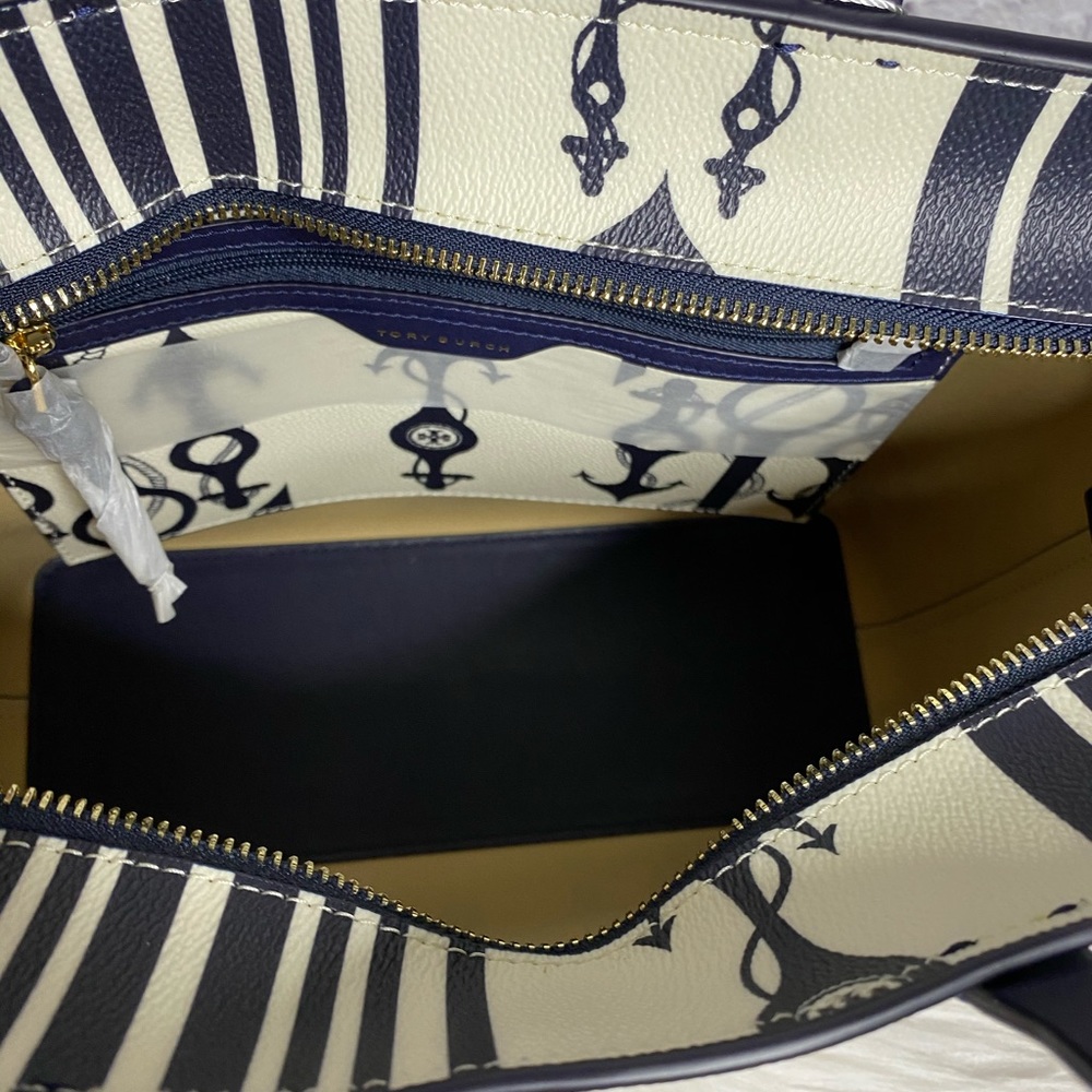 ⚓️ Tory Burch 2 pcs Kerrington Seafaring Zip Tote - Picture 8 of 10